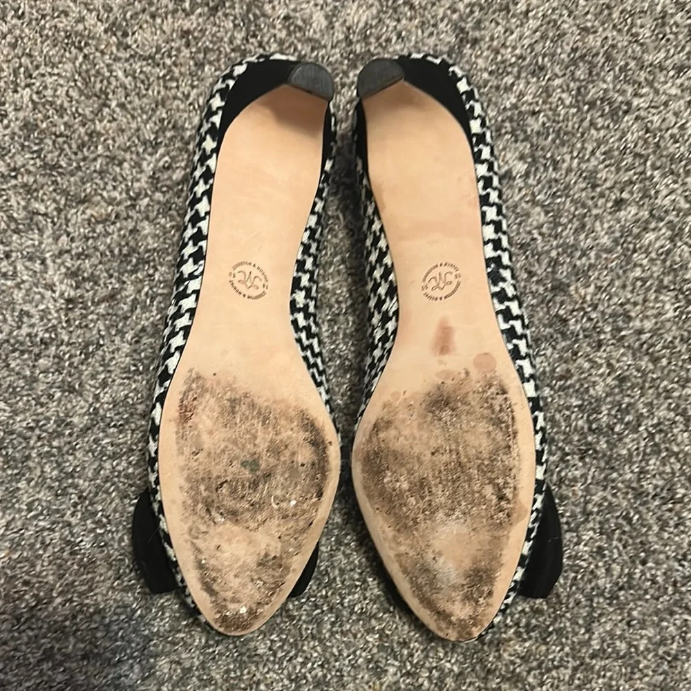 Johnston & Murphy houndstooth black